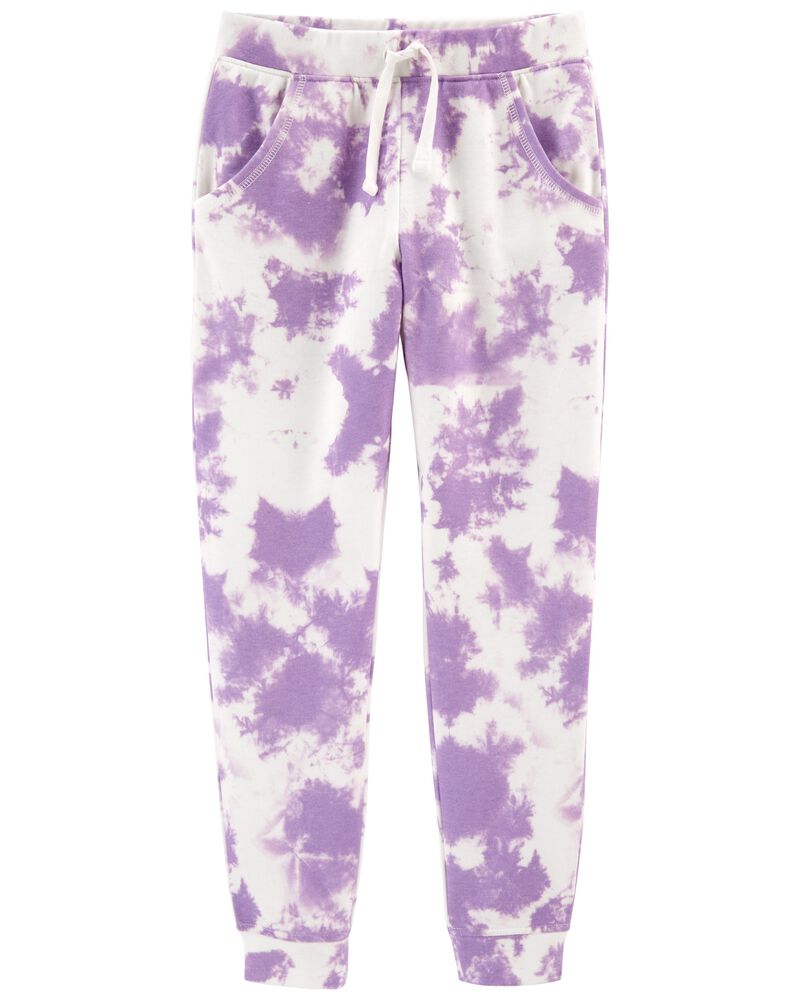 tie dye fleece joggers