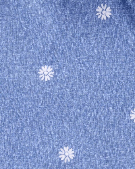  Product image 3 of Toddler Daisy-Print Chambray Jacket - Blue