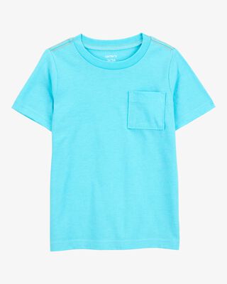 Product image 1 of Baby Solid Short-Sleeve Pocket Tee - Blue