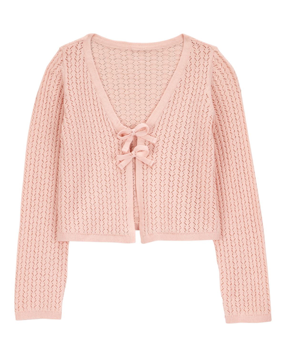 Kid Tie Cardigan Top - Pink - Carter's | Carter's