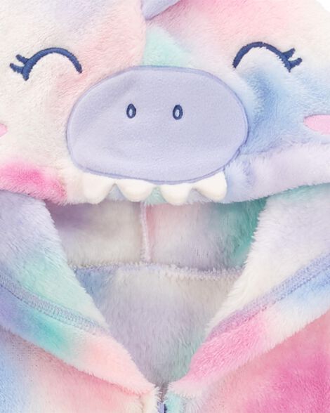  Product image 3 of Kid 1-Piece Dinosaur Fleece Costume Pajamas