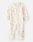 Baby Floral 2-Way Zip Cotton Sleep & Play Pajamas