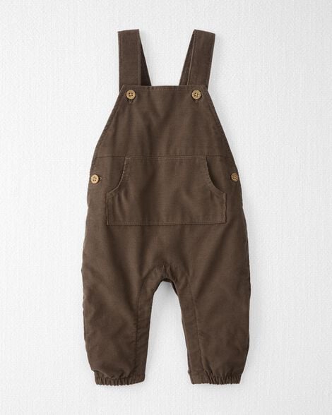  Product image 1 of Baby Organic Cotton Corduroy Overalls in Brown