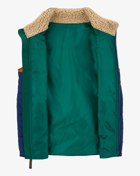  Product image 2 of Kid Colorblock Zip-Up Puffer Vest