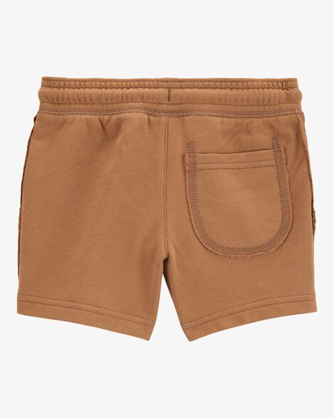  Product image 2 of Toddler Pull-On French Terry Rec Shorts - Brown