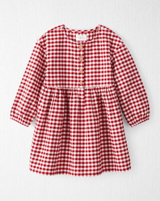 Product image 1 of Toddler Girl Organic Cotton Flannel Dress