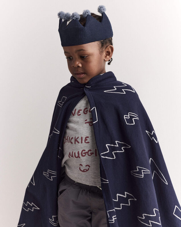 Product image 2 of Toddler Lightning Bolt Dress Up Cape - Navy