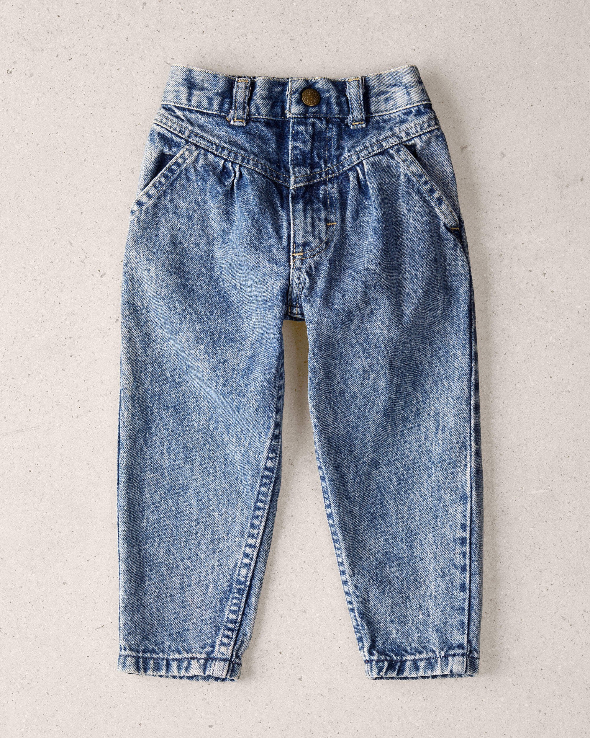 Toddler 2T Vintage Acid Wash Jeans from the OshKosh Archive Release, circa 1980s