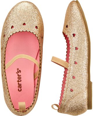 Product image 1 of Toddler Glitter Ballet Flat Shoes