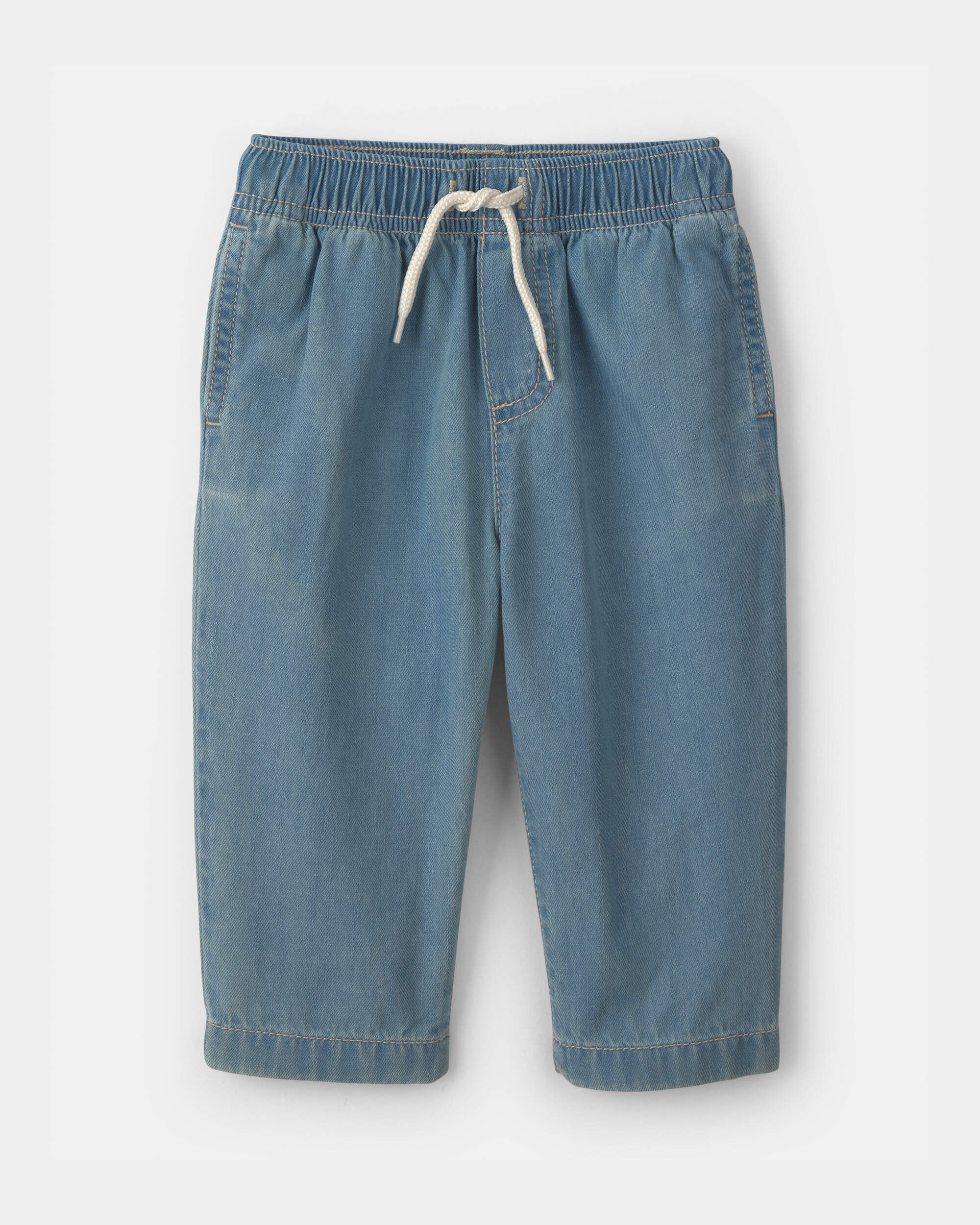 OshKosh Bgosh Baby Chambray Straight-Leg Pant - Light Wash 18M Chambray 17$