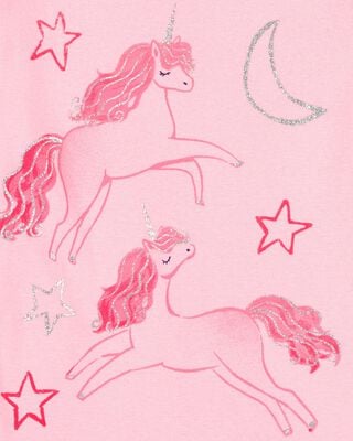 Product image 2 of Toddler 4-Piece Unicorn Cotton Pajamas