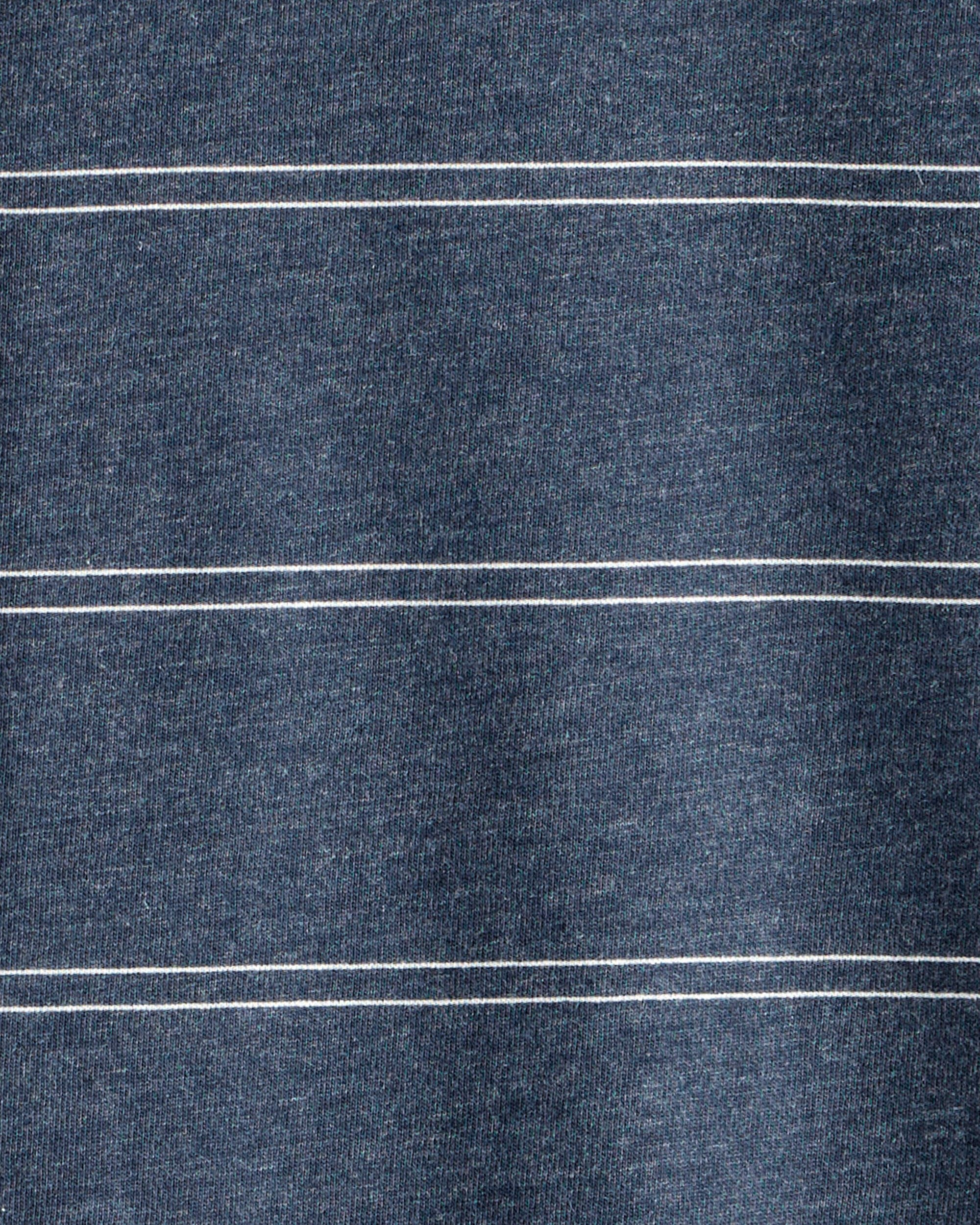 Boys Striped Long-Sleeve Tee - Navy