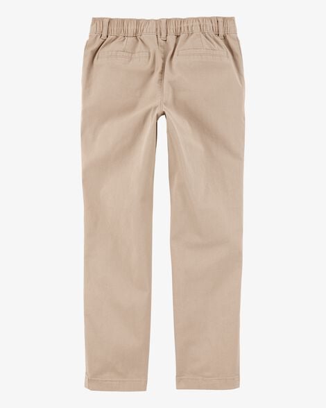 Kid Stretch Chino Uniform Pants - Khaki