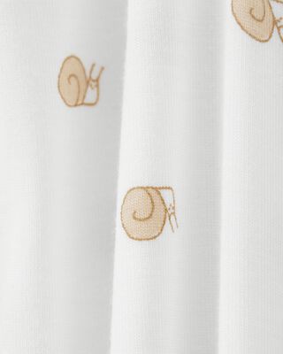 Product image 2 of Baby Snail Print Zip-Up PurelySoft Sleep & Play Pajamas