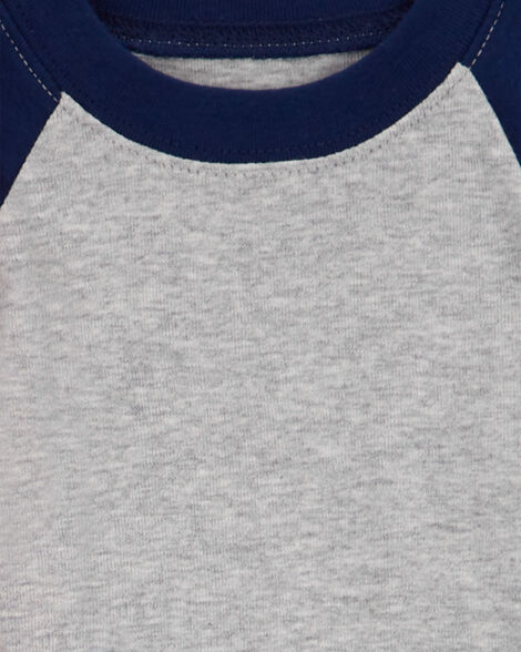  Product image 5 of Baby 4-Piece Long-Sleeve Raglan Bodysuits
