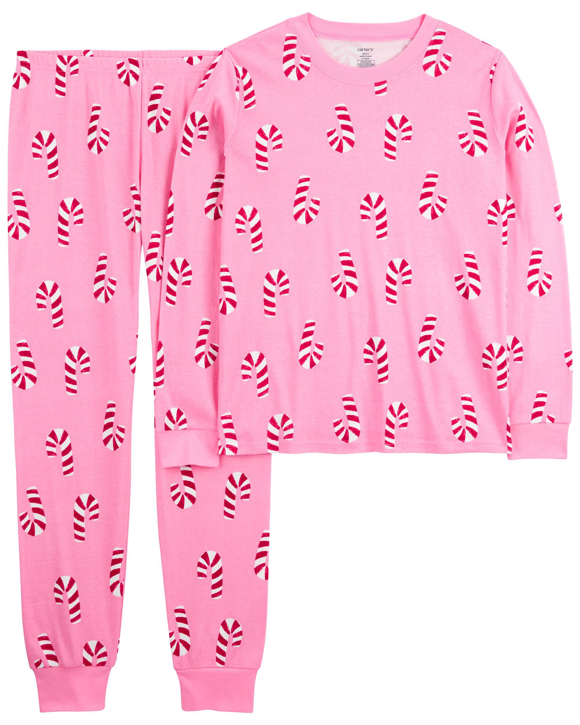 Carters candy cane pajamas deals