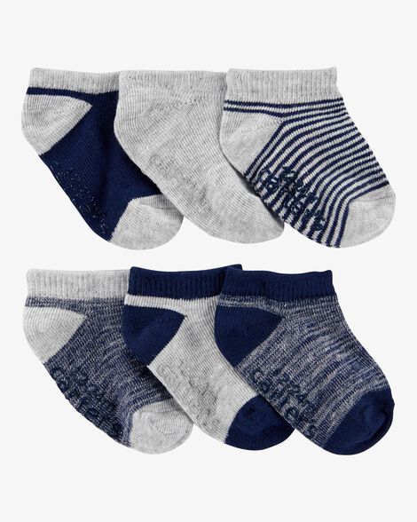  Product image 1 of Toddler 6-Pack No-Show Socks