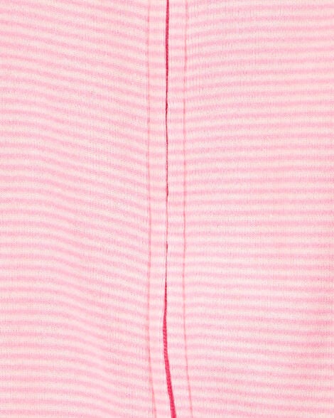  Product image 2 of Baby 2-Pack Print 2-Way Zip Cotton Sleep & Play Pajamas - Pink