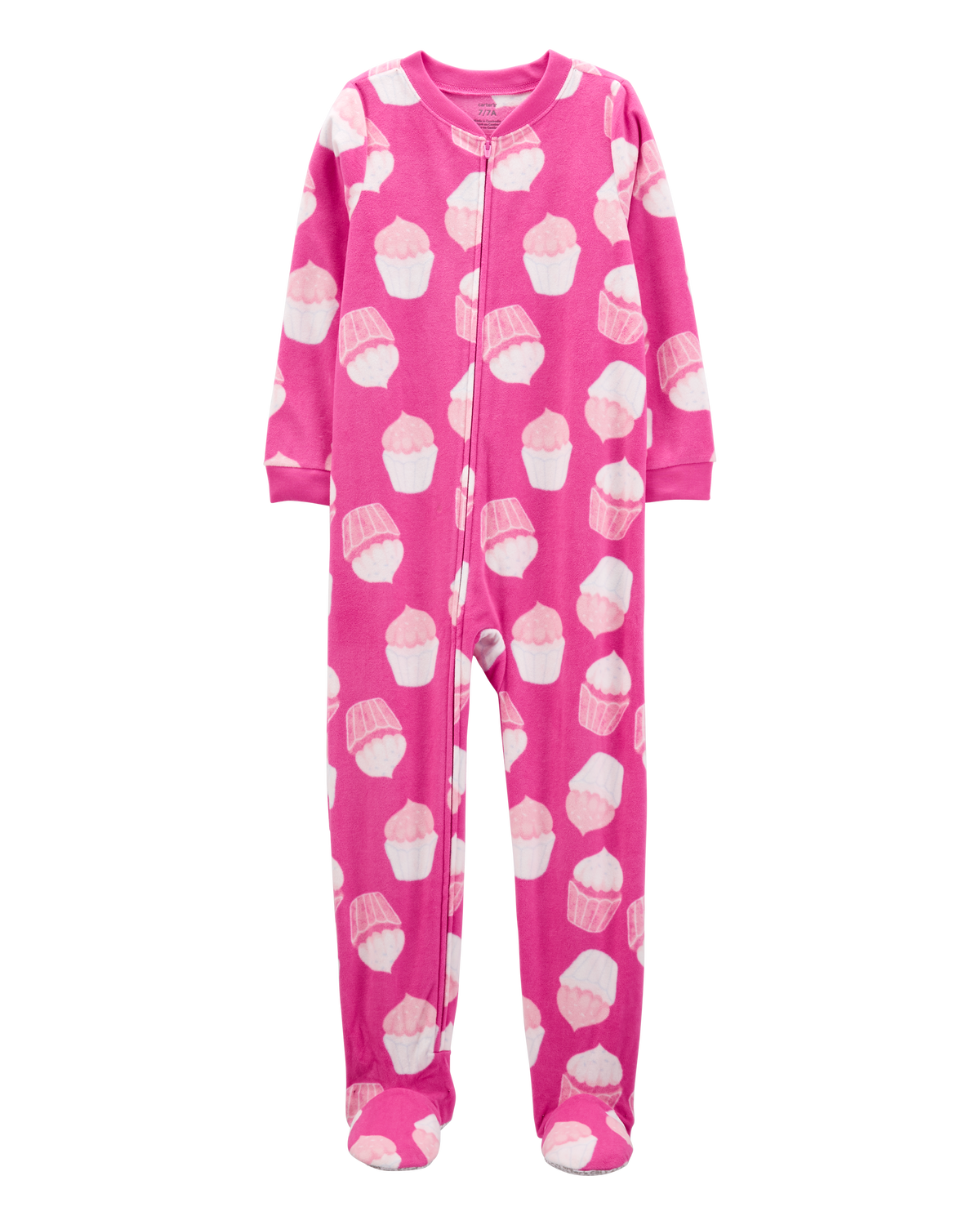 Kid 1 Piece Cupcake Fleece Footie Pajamas Carter s Carter s