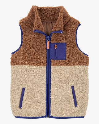Product image 1 of Kid Zip-Up Sherpa Vest