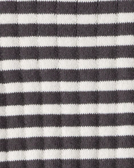  Product image 2 of Baby Girl Striped Long-Sleeve Sweater - Ivory/Black