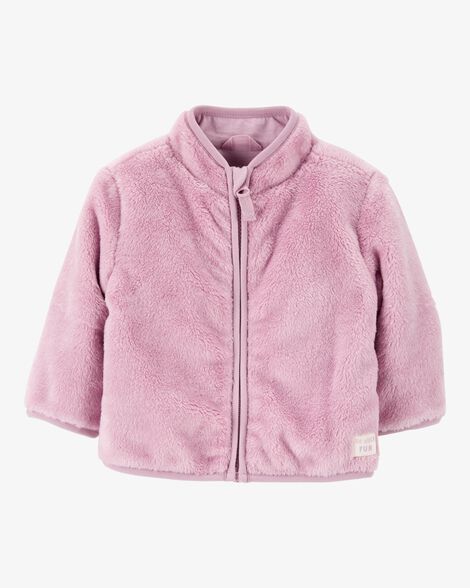  Product image 1 of Baby Zip-Up Sherpa Cardigan