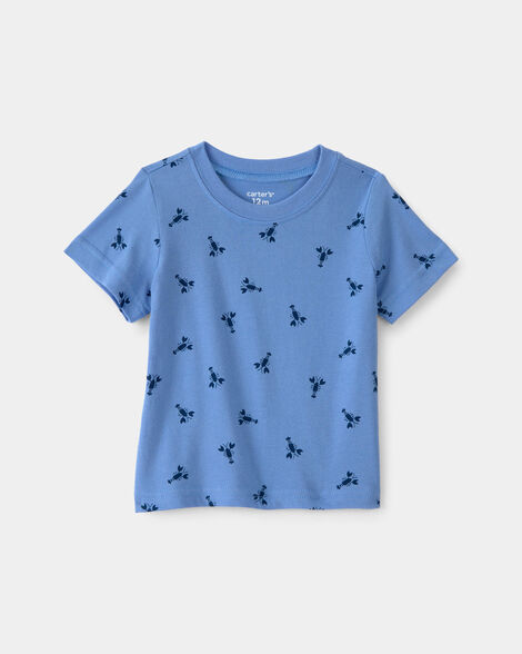 baby boy lobster t-shirt - blue
