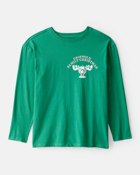 Boys National Lampoon's Christmas Vacation Long-Sleeve Graphic Tee - Green
