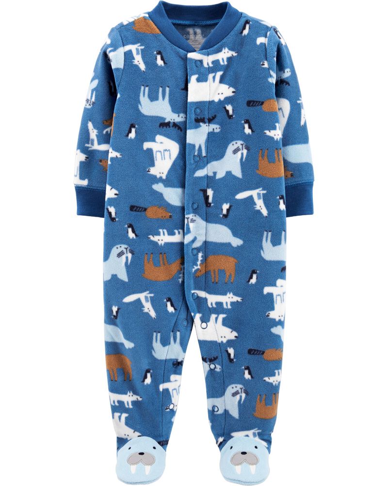 Walrus Snap Up Fleece Sleep Play Carters Com