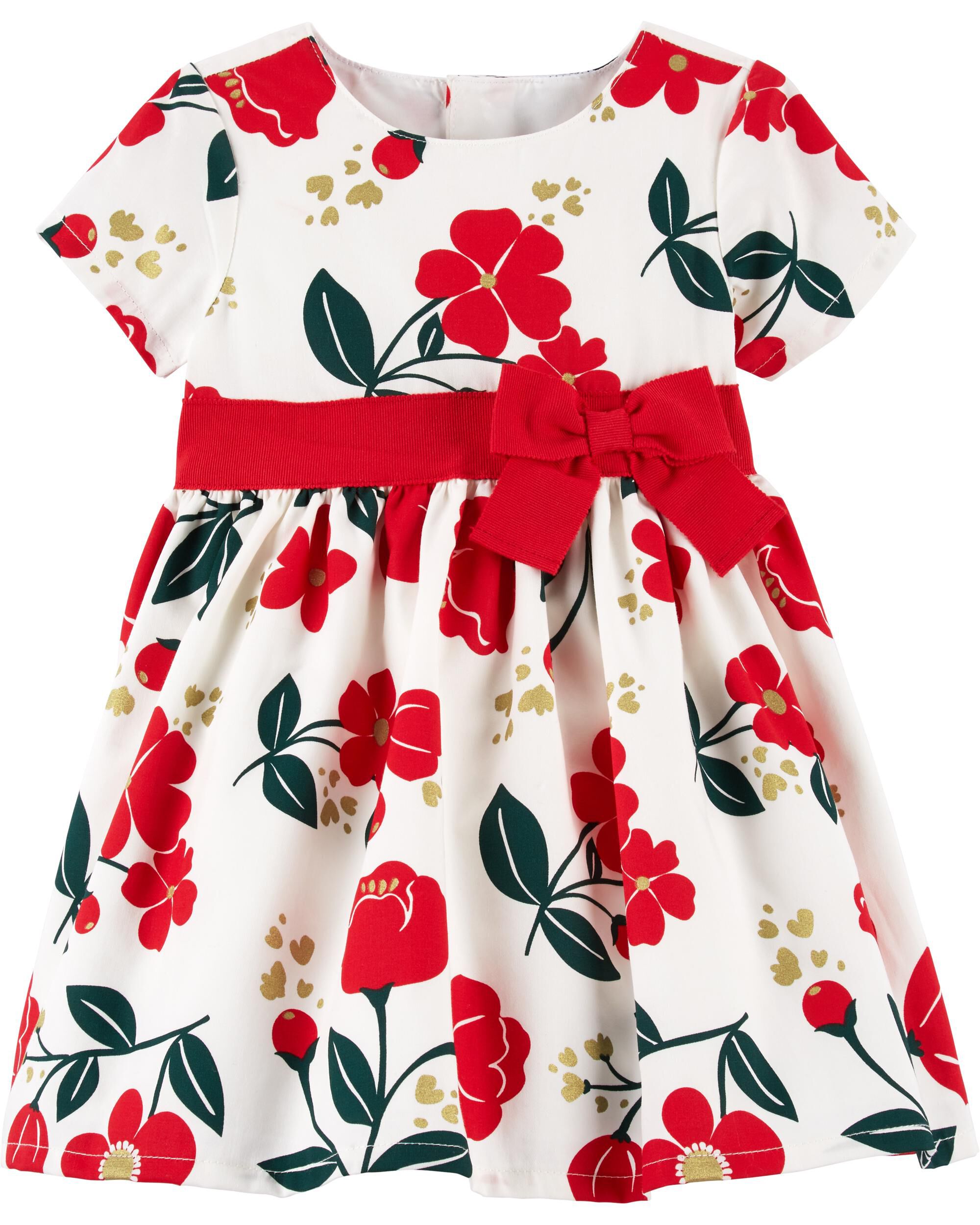 carters baby girl christmas dresses