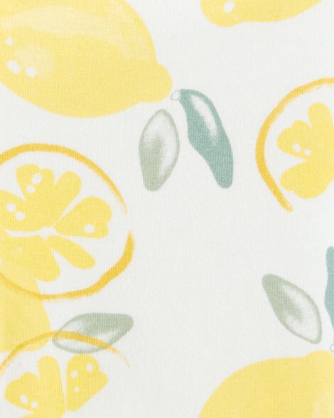  Product image 3 of Toddler Lemon Print Bike Shorts - Multi