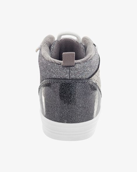  Product image 3 of Toddler Glitter High-Top Sneakers