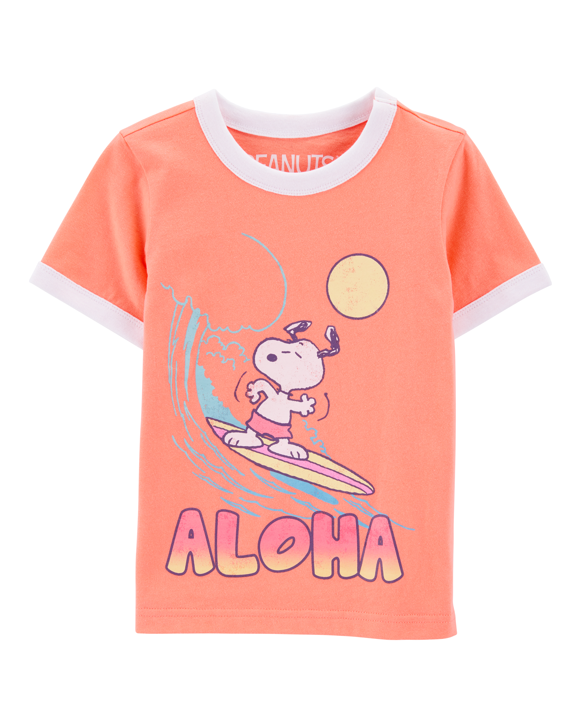 Toddler Snoopy Graphic Short-Sleeve Tee - Orange