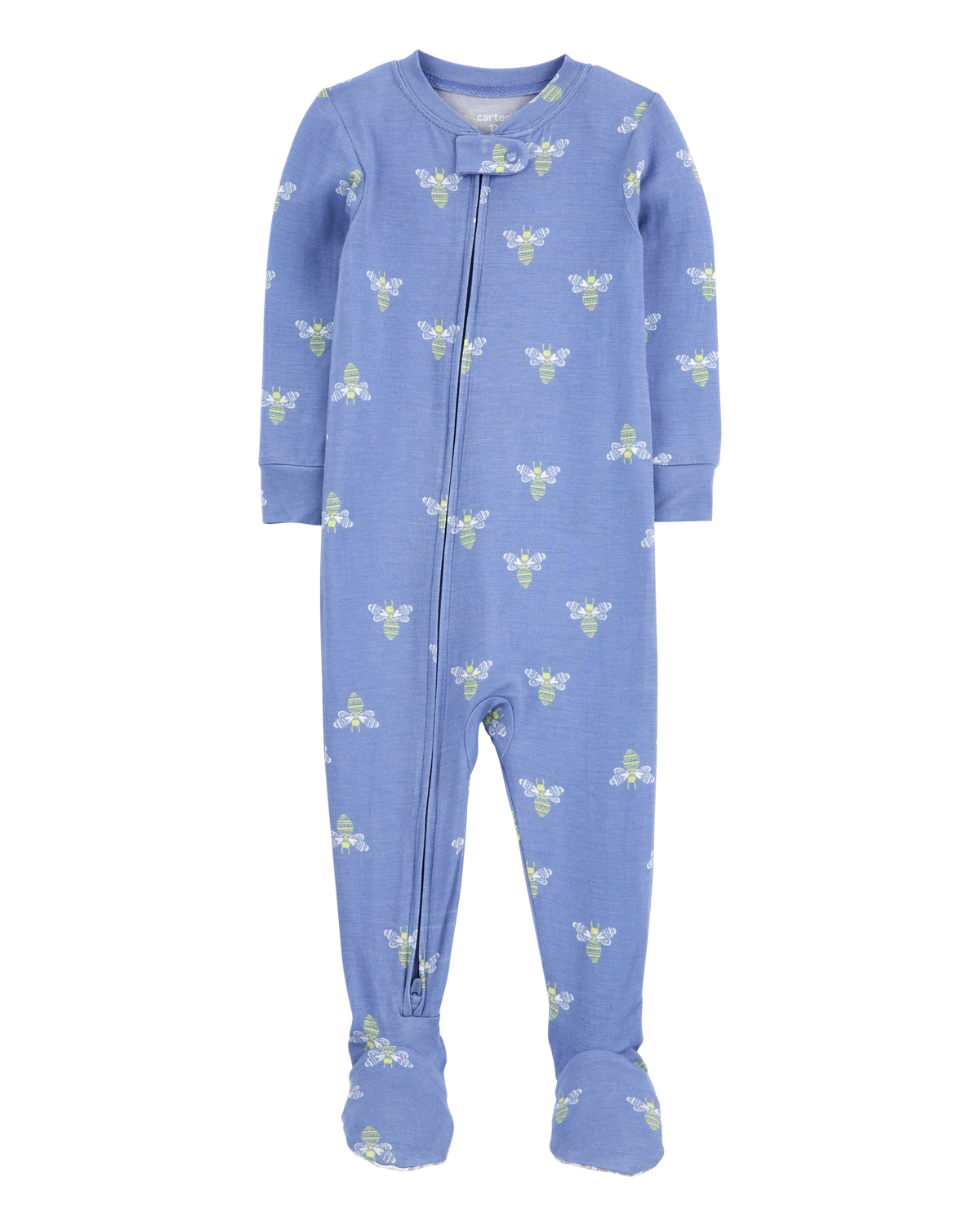 人気商品は Print Bee 1-Piece Baby PurelySoft Carter's - Pajamas Footie ブランケット・おくるみ