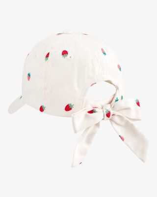 Product image 2 of Toddler Strawberry Print Bow Baseball Cap