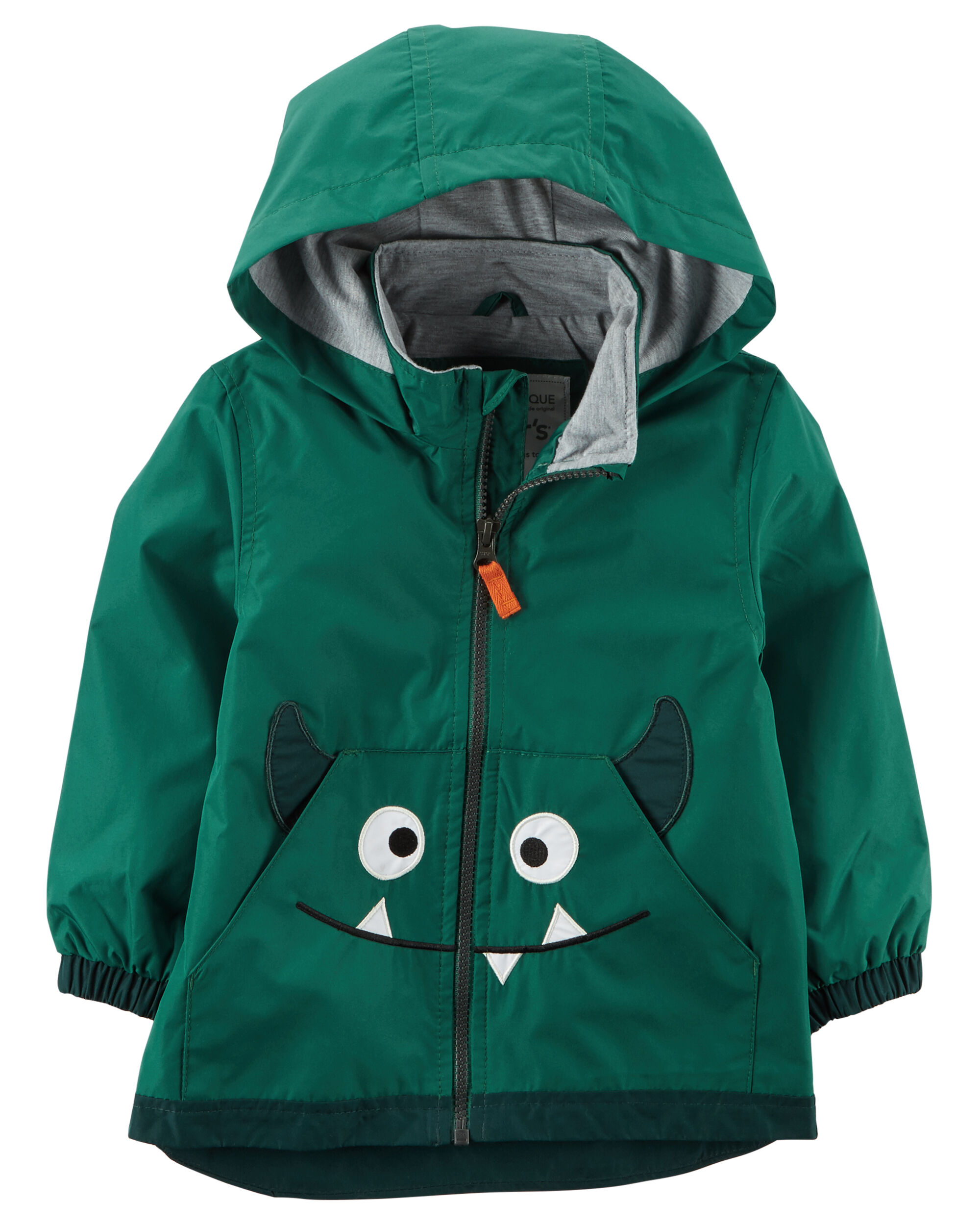 jersey lined raincoat