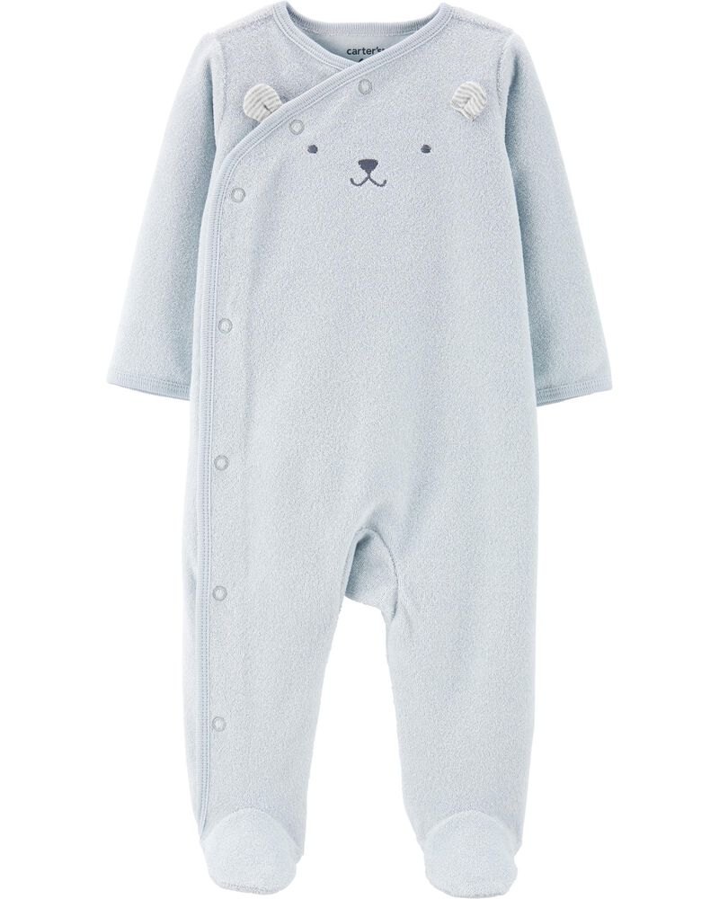Koala Side Snap Terry Sleep Play Carters Com