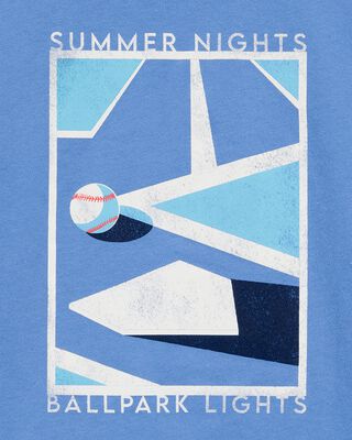 Product image 2 of Kid Baseball Short-Sleeve Graphic Tee - Blue
