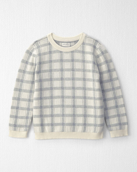 Kids Organic Cotton Sweater Knit Pullover