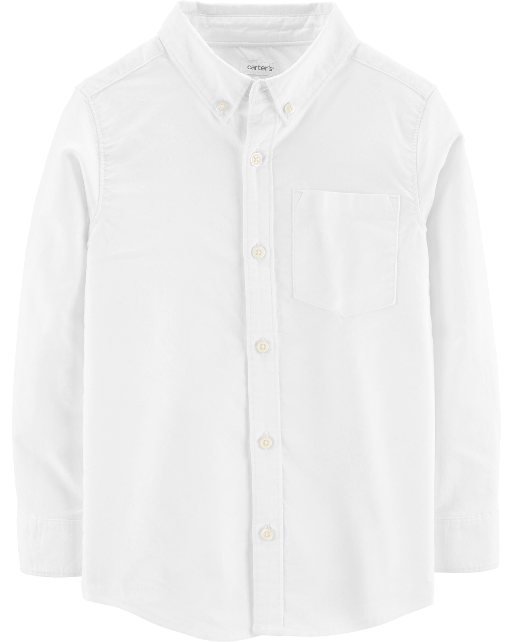 Oxford Button-Front Shirt 