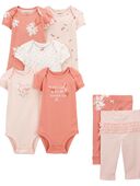 Multi - Baby 7-Piece Floral Bodysuits & Leggings Set, Selected