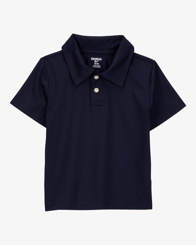 Product image 1 of Toddler Active Uniform Polo Shirt in Moisture Wicking BeCool™ Fabric - Navy