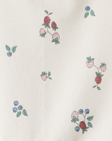Product image 4 of Kid Organic Cotton French Terry Dress in Berry Blossom Print