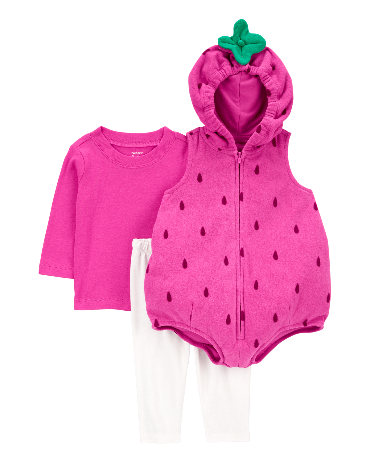 Baby 3 Piece Strawberry Halloween Costume Carter s Carter s