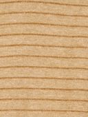 Tan - Toddler Striped Hooded Shirt - Tan, Selected