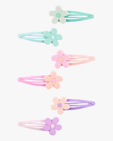  Product image 1 of Toddler 6-Pack Floral Hair Clips
