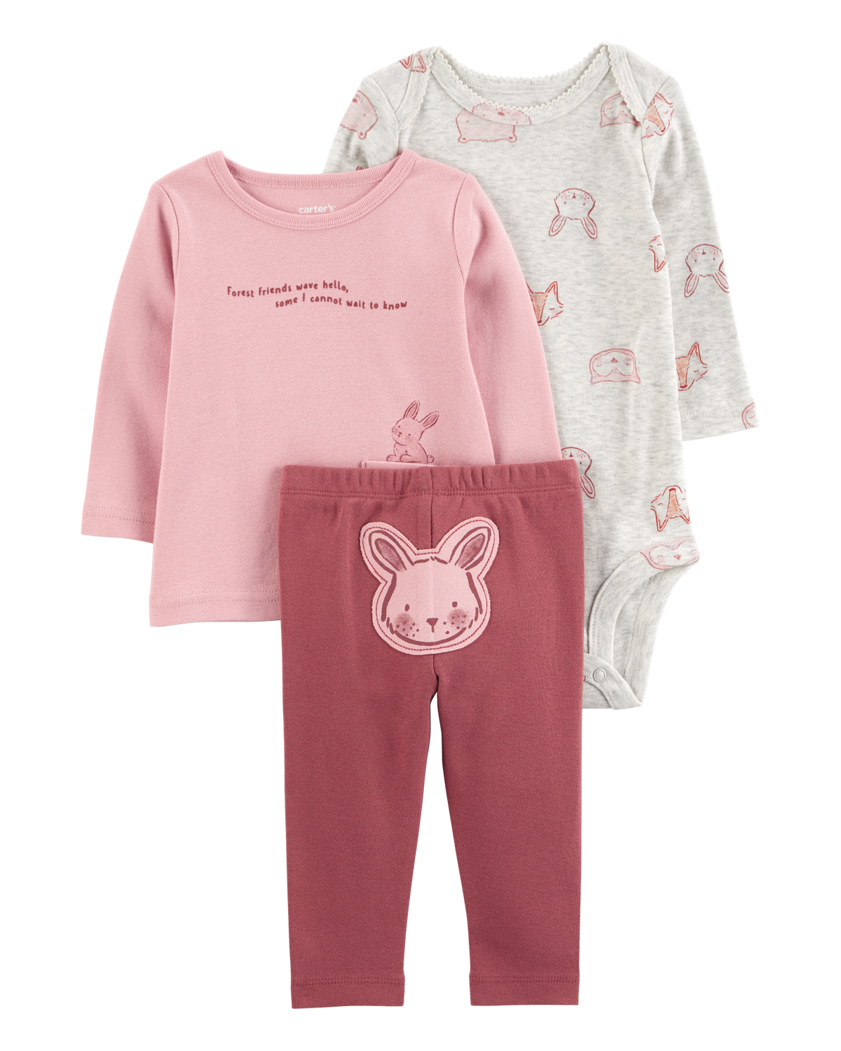 Baby Little Character Set® Bunny 3-Piece - Carter's | Carter's