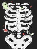 Multi - Kid 2-Piece Glow Skeleton 100% Snug Fit Cotton Pajamas, Selected
