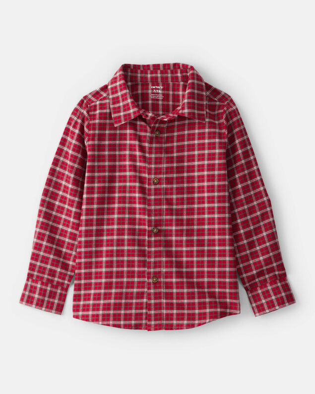 Downtown Boys SS Button Down Shirt-Fresh Blue main image 1