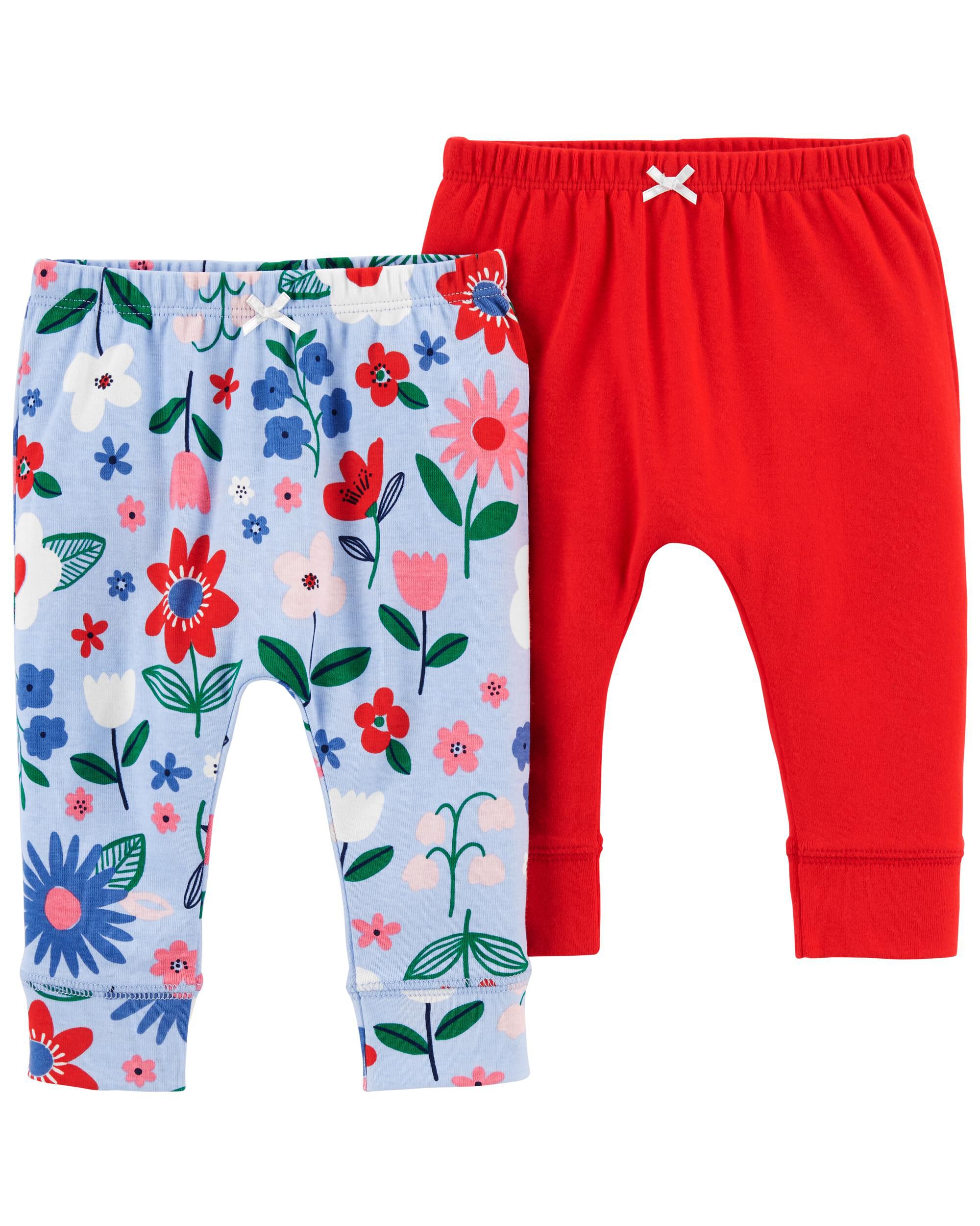 Multi 2-Pack Cotton Pants | carters.com